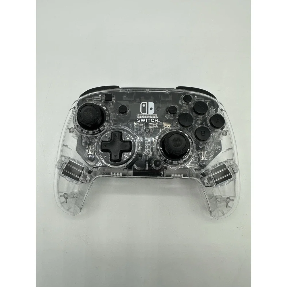 PDP Afterglow Wireless Deluxe Controller for Nintendo Switch Clear Tested